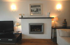 cheval roc st.ives cottages gas fire.