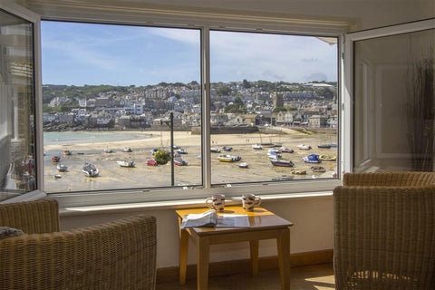 Harbourside House  Quayside position with fantastic views and parking on site.