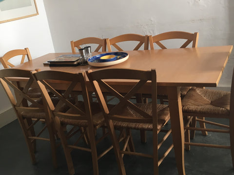 Dining table for 8